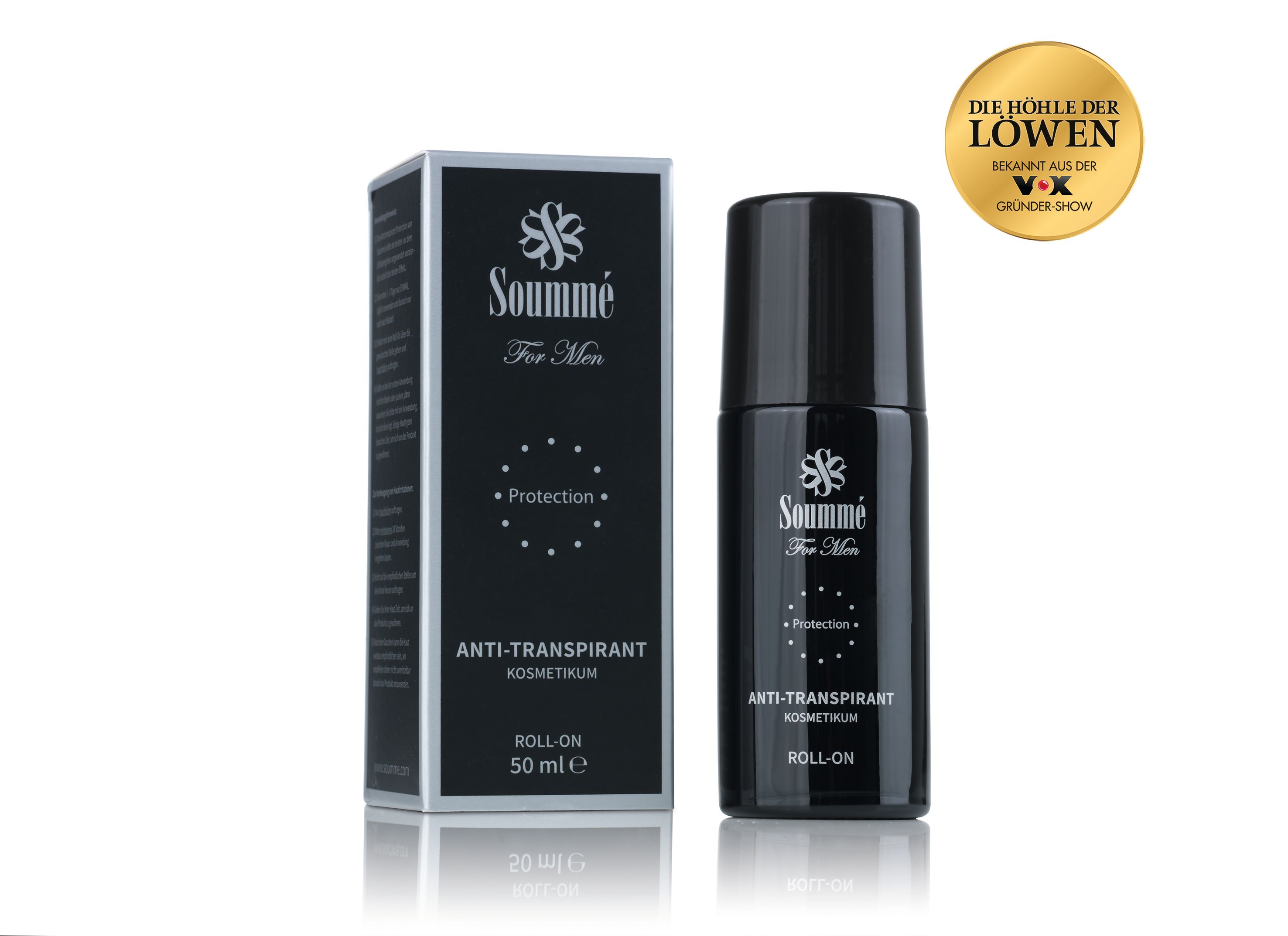 Soummé Anti-Transpirant for Men - Gegen starkes Schwitzen, Roll On