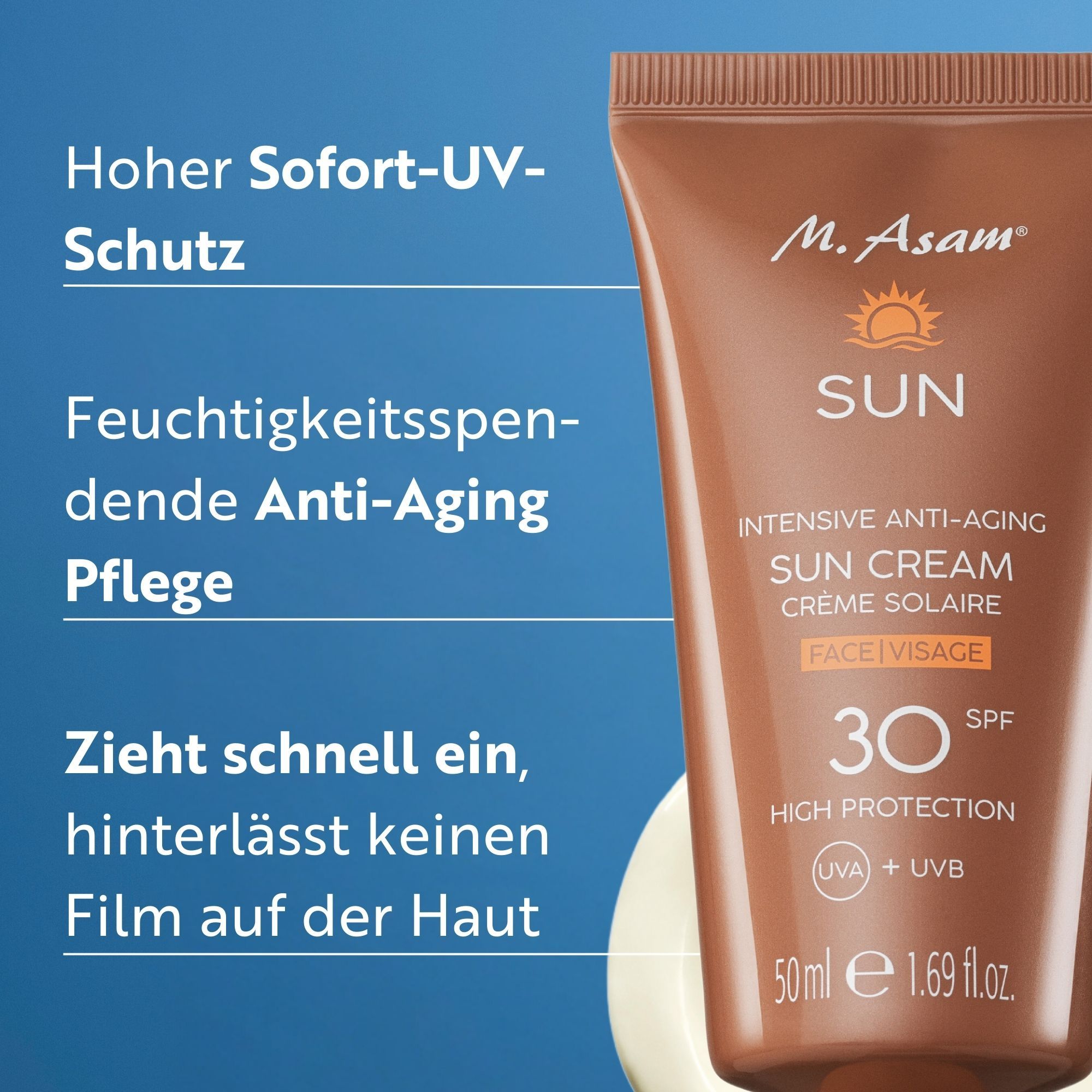 M. Asam SUN Intensive Anti-Aging Sonnencreme Gesicht LSF 30