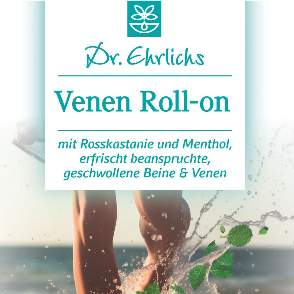 Dr. Ehrlichs Venen Roll-on mit Rosskastanie & Menthol