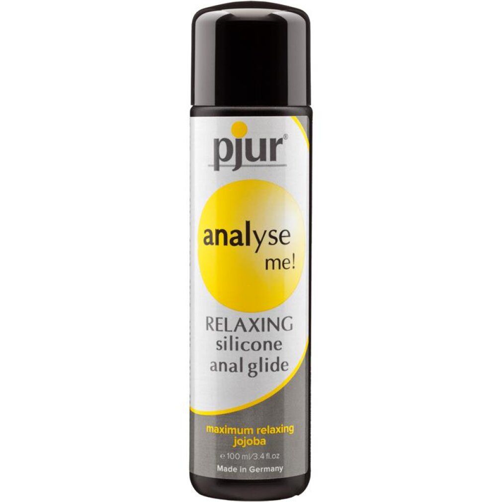 Flasche pjur® Analyse Me! Gleitmittel, 100ml, Silikonbasis, entspannend.