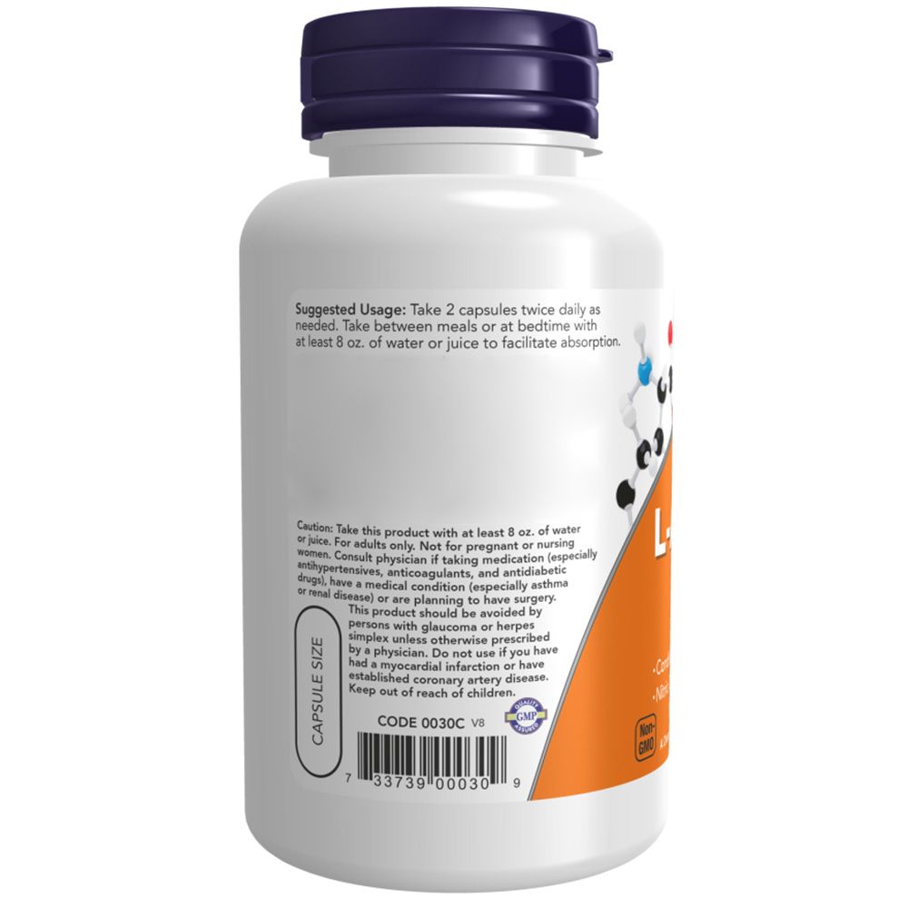 Now Foods, L-Arginine, 500mg