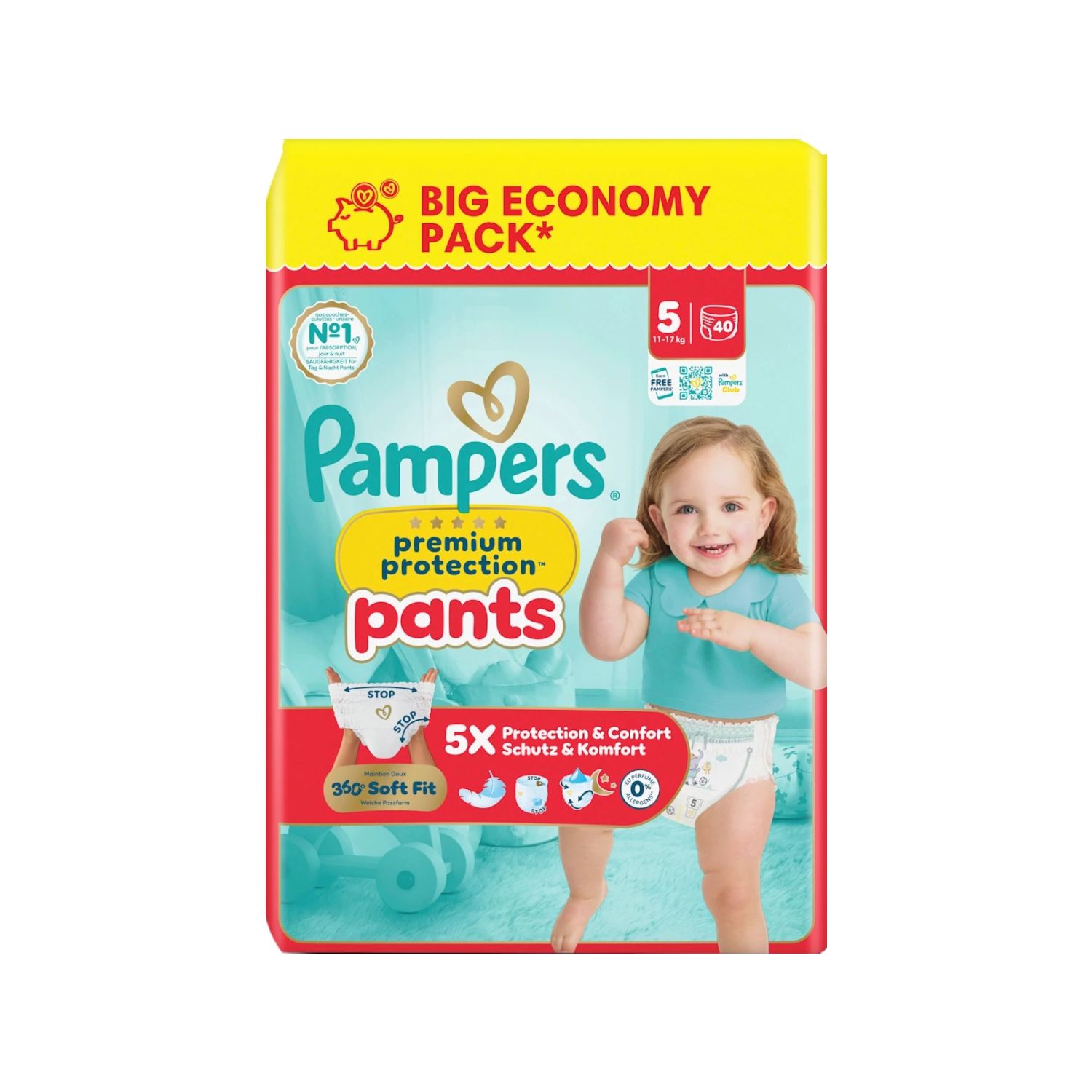 Pampers premium protection Baby Pants Gr. 5 10 St