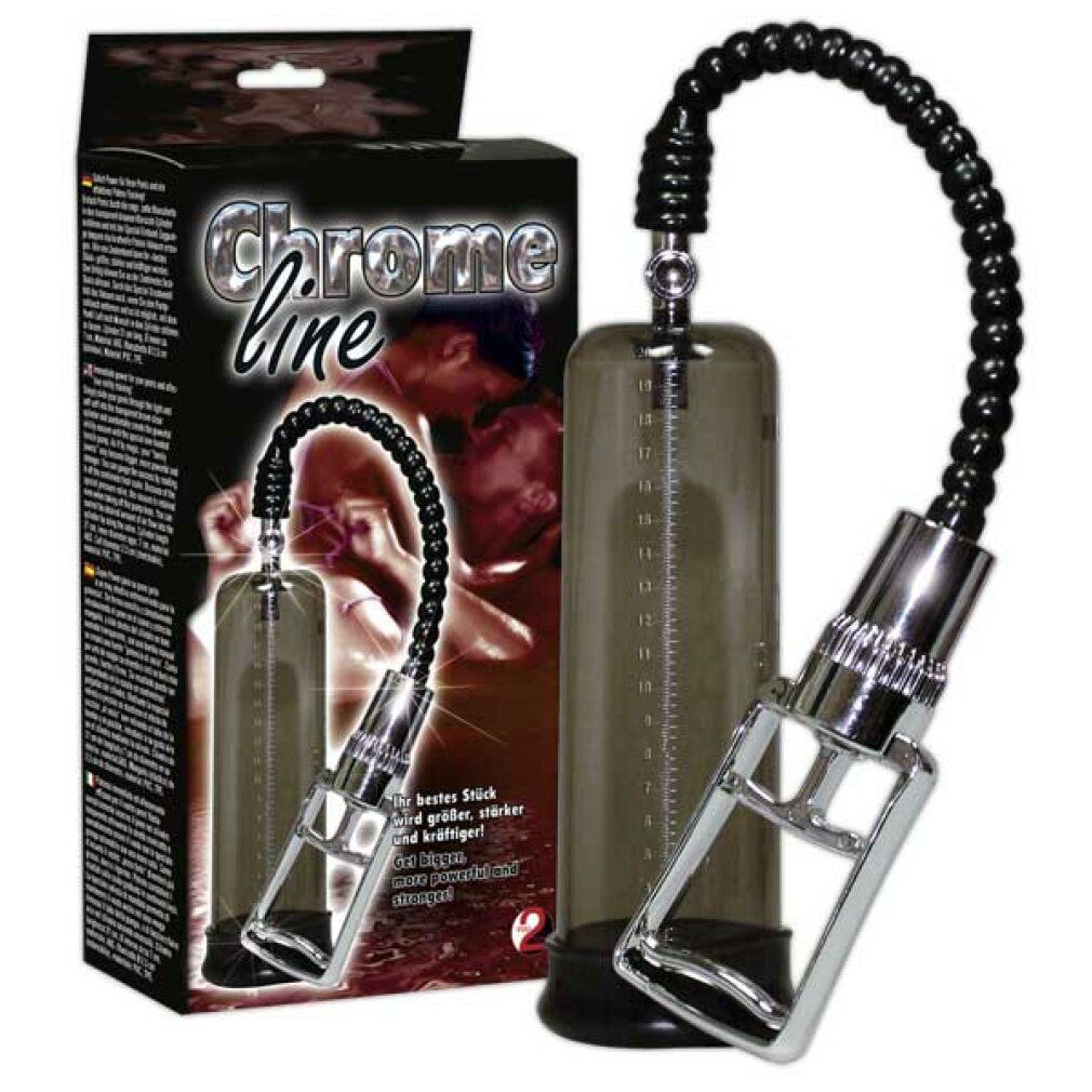 Penispumpe „Chrome Line“ mit Mess-Skala | You2Toys