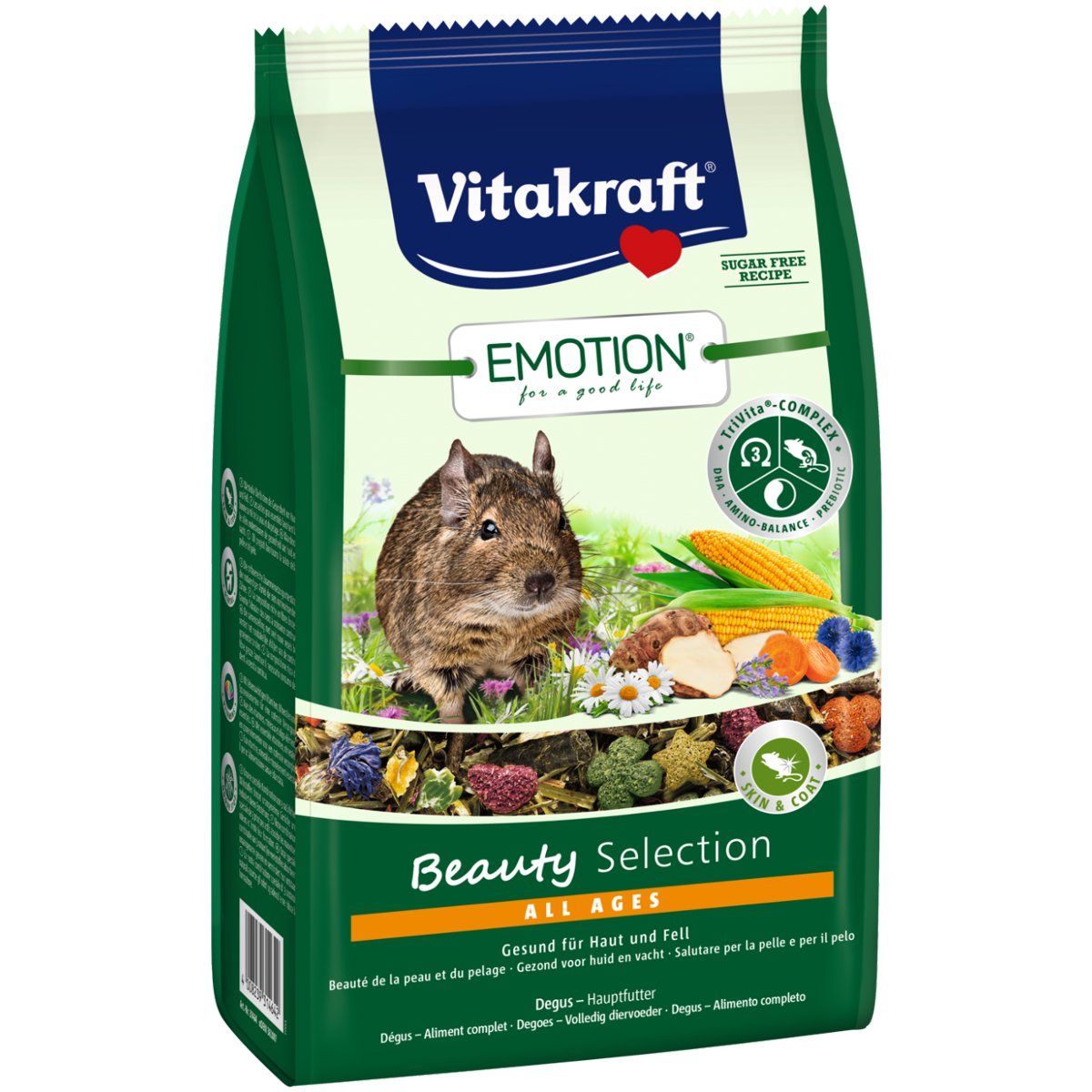 Vitakraft Emotion Beauty All Ages, Futter für Degu