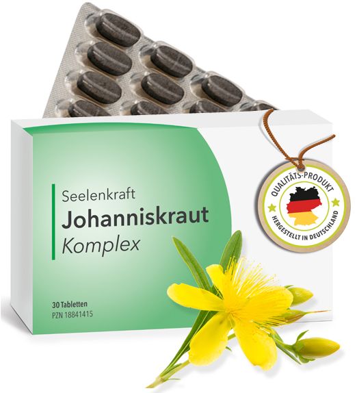Johanniskraut Komplex mit L Tryptophan, Lavendel uvm. Seelenkraft DocVital® 30 St Kapseln