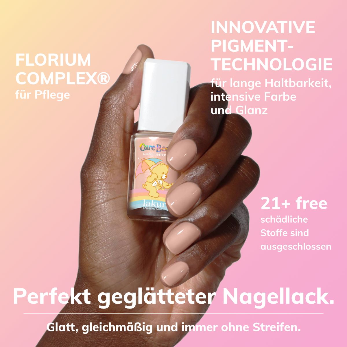 LONDONTOWN lakur Care Bears Good Vibes Only Nagellack