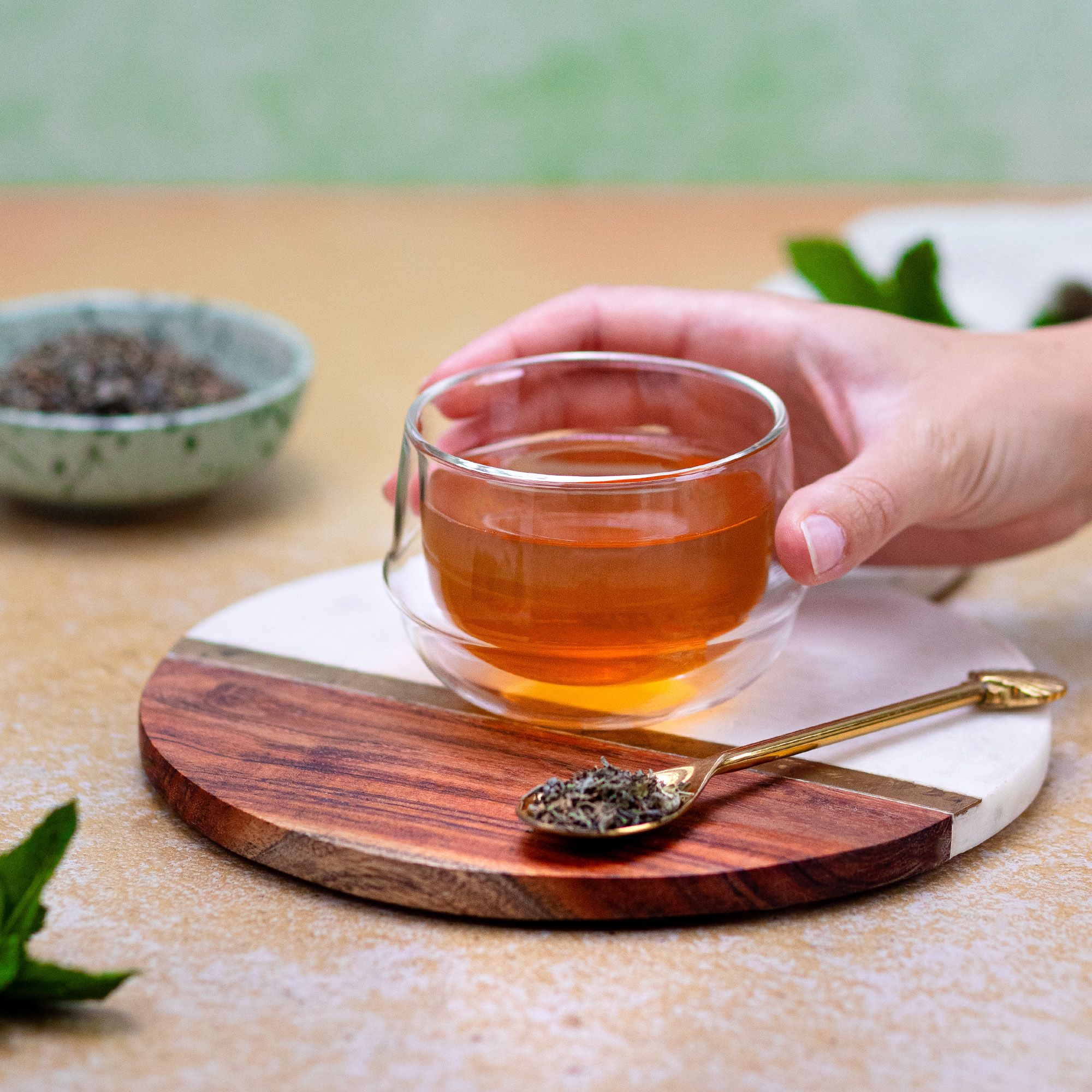 teeverliebt - Minty Gunpowder loser Bio Grüntee