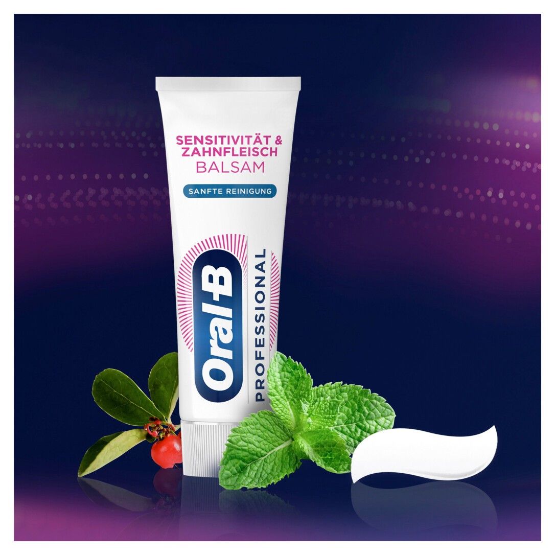 Doppelpack Oral-B Pro Science Sensitivität & Zahnfleisch Balsam Sanfte Reinigung Zahncreme 2x75 ml