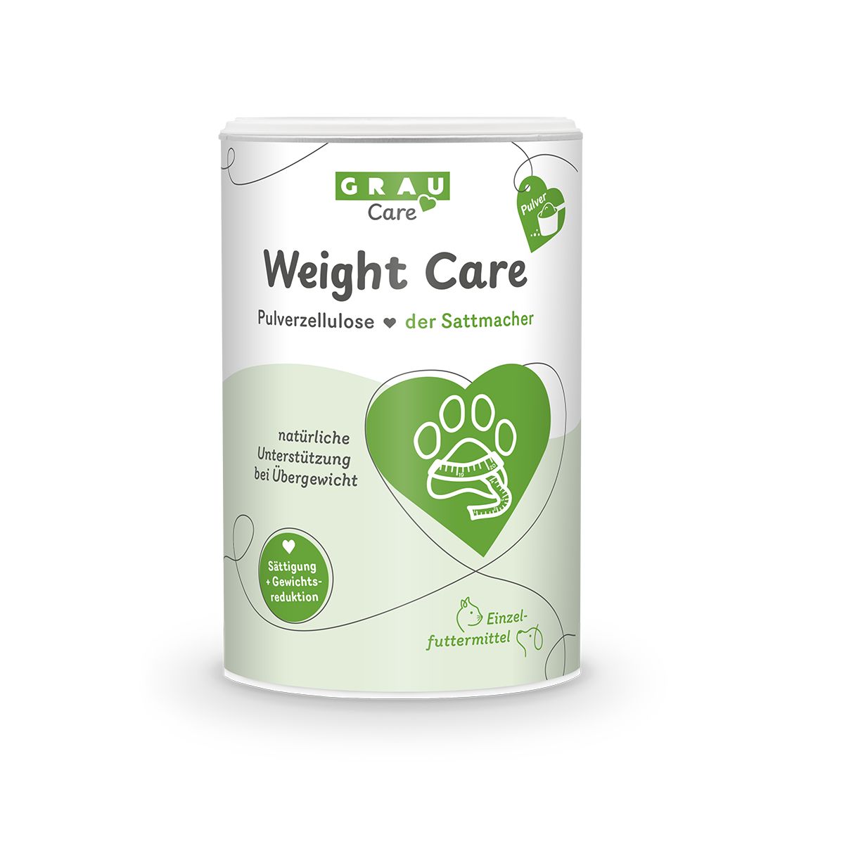 Grau Weight Care Pulverzellulose 150 g Pulver