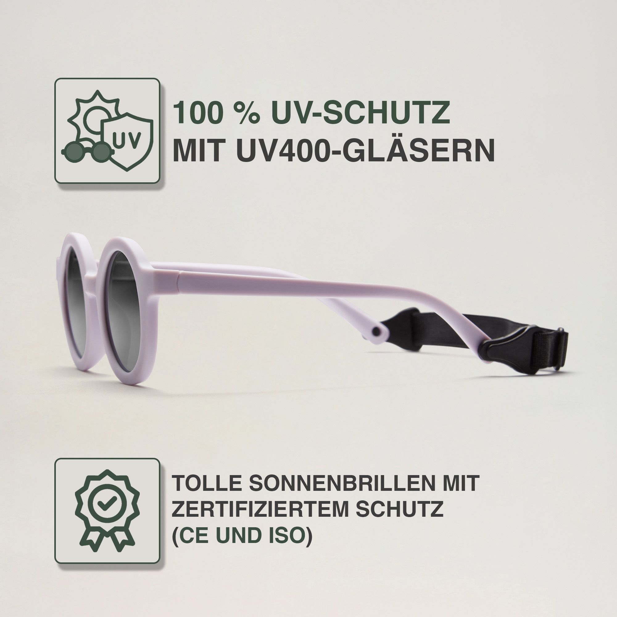 BabyMocs Biegsame Baby-Sonnenbrille