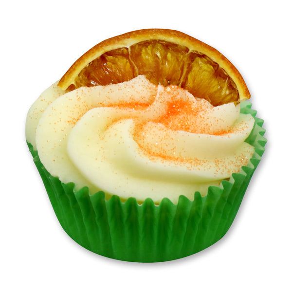 Florex - Badebutter-Cupcake mit Schafmilch, Orange