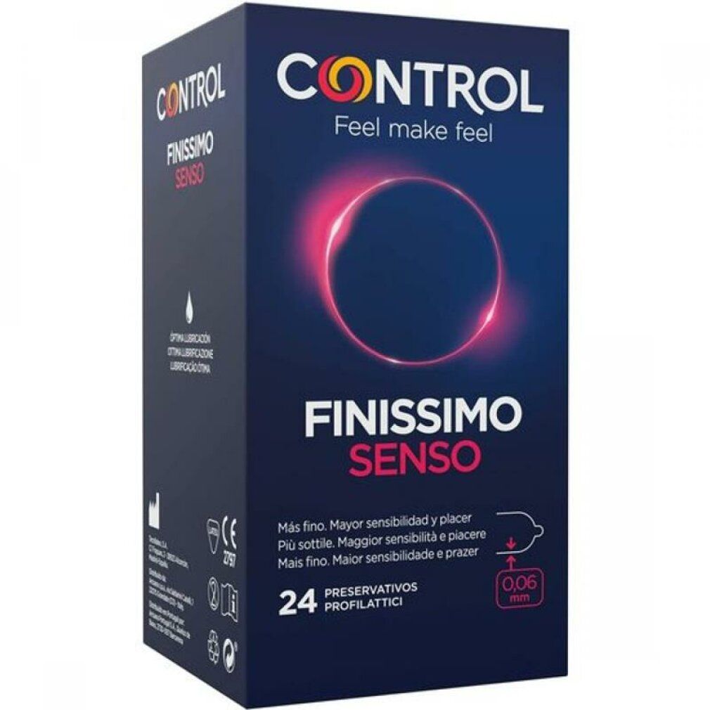 Control Finissimo Senso-Kondome. Box mit 24 feinen Kondomen
