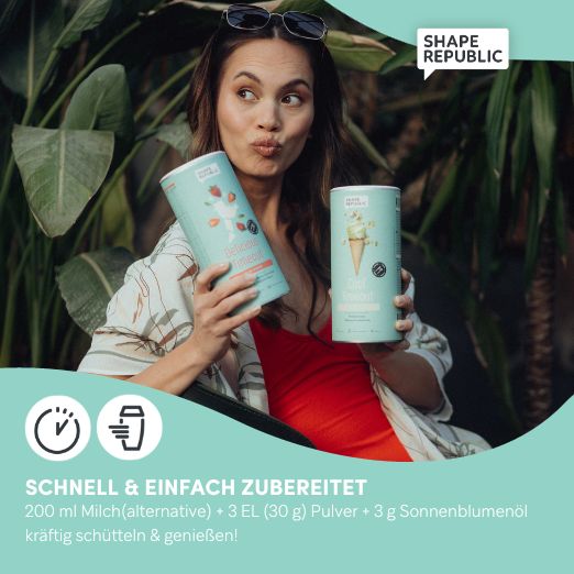 Shape Republic Slim Shake | Fitness Diät Shake zum Abnehmen | 24 Vitamine & Mineralstoffe