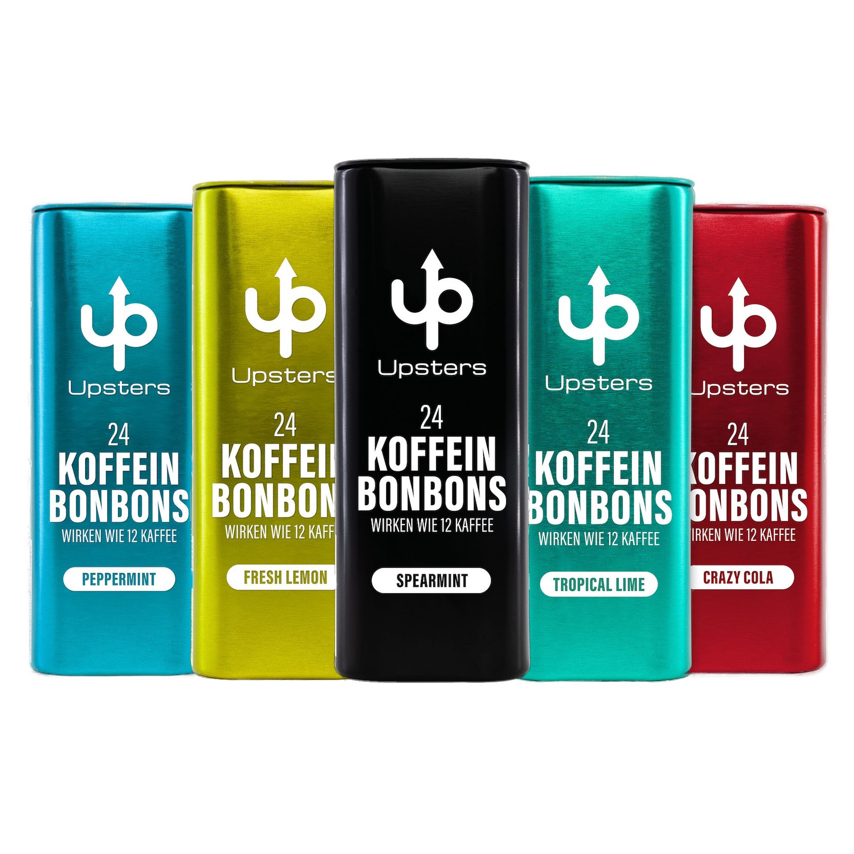 Upsters Koffeinbonbons Fabulous Five Starterpack