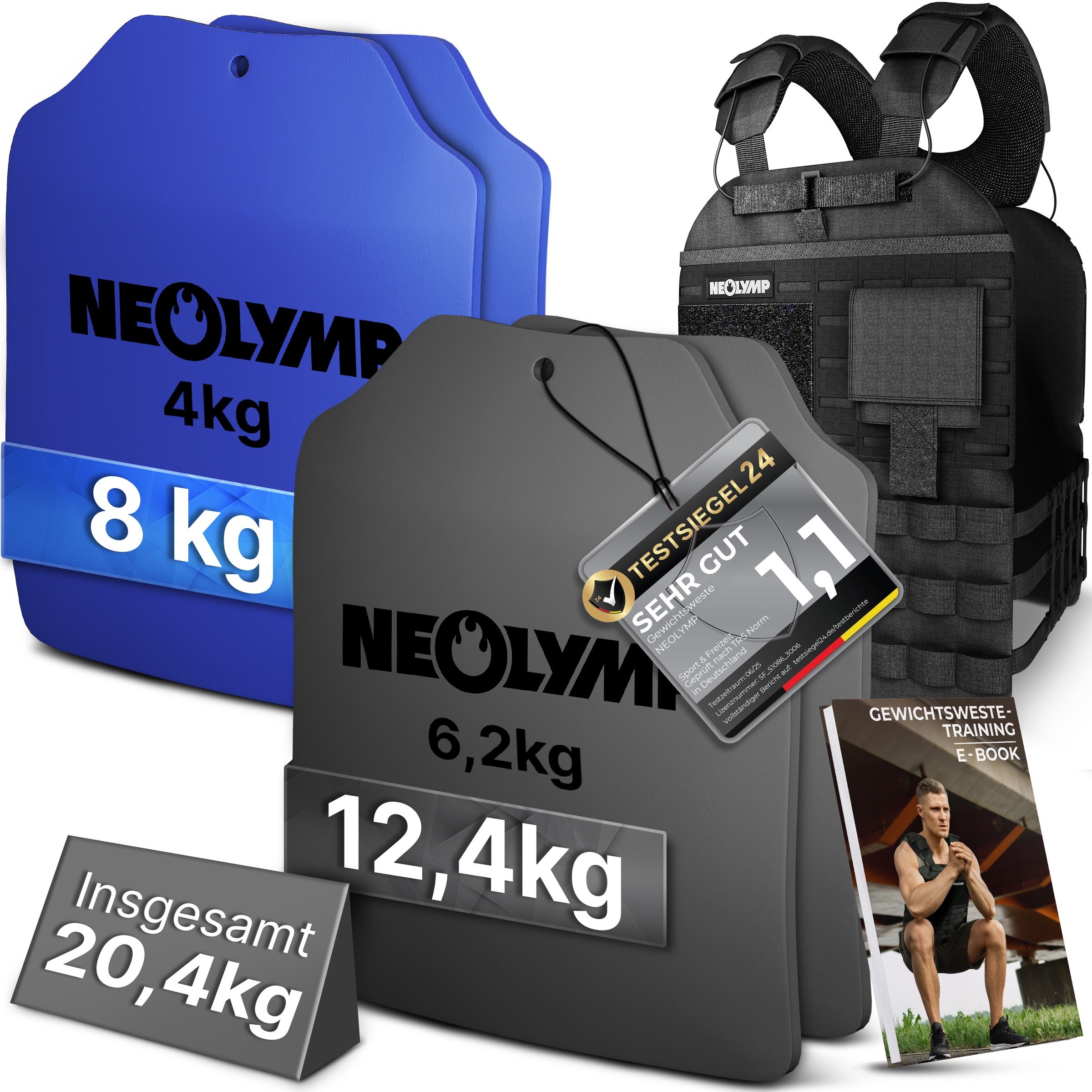 NEOLYMP Gewichtsweste 20 KG