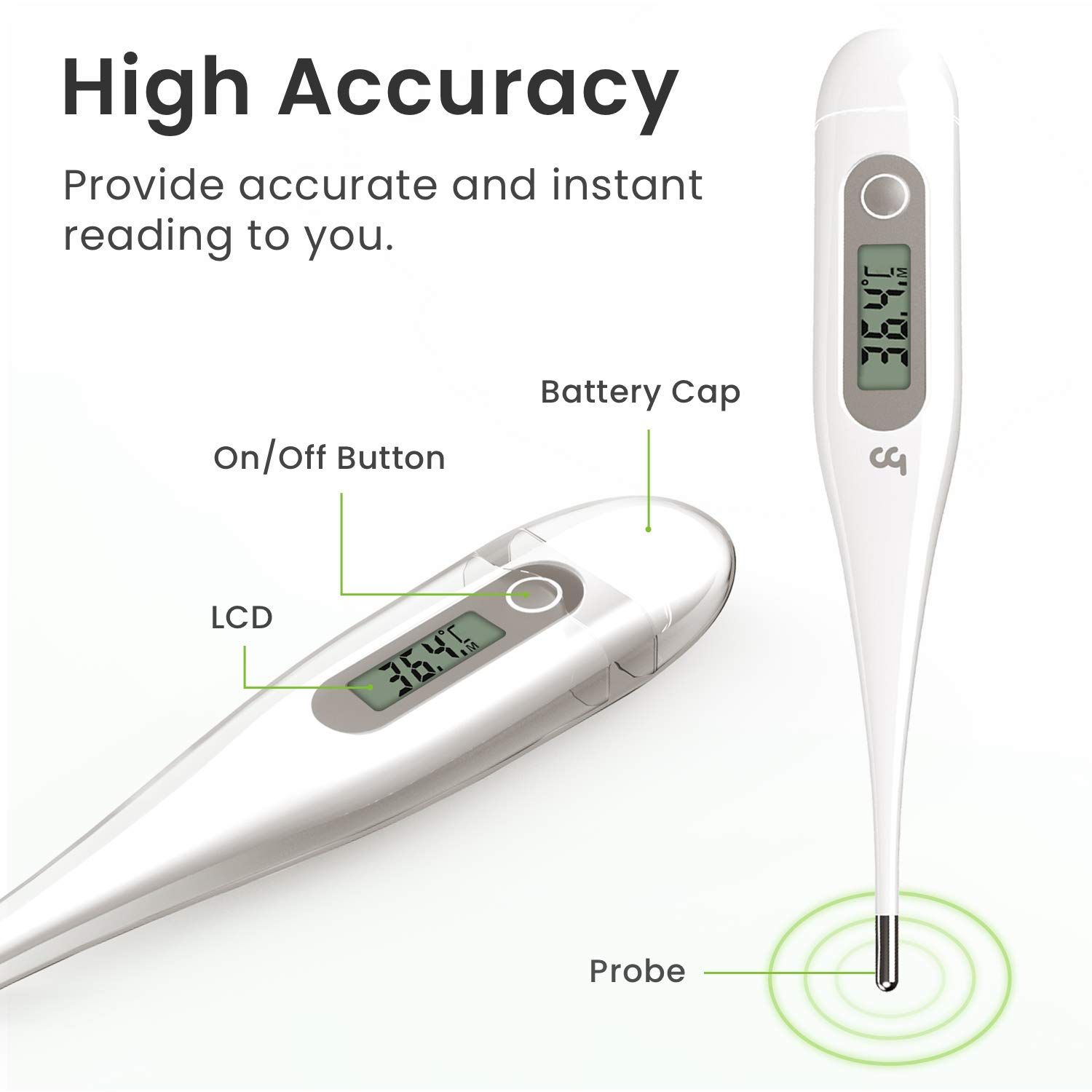 femometer Digitales Fieberthermometer Achselthermometer