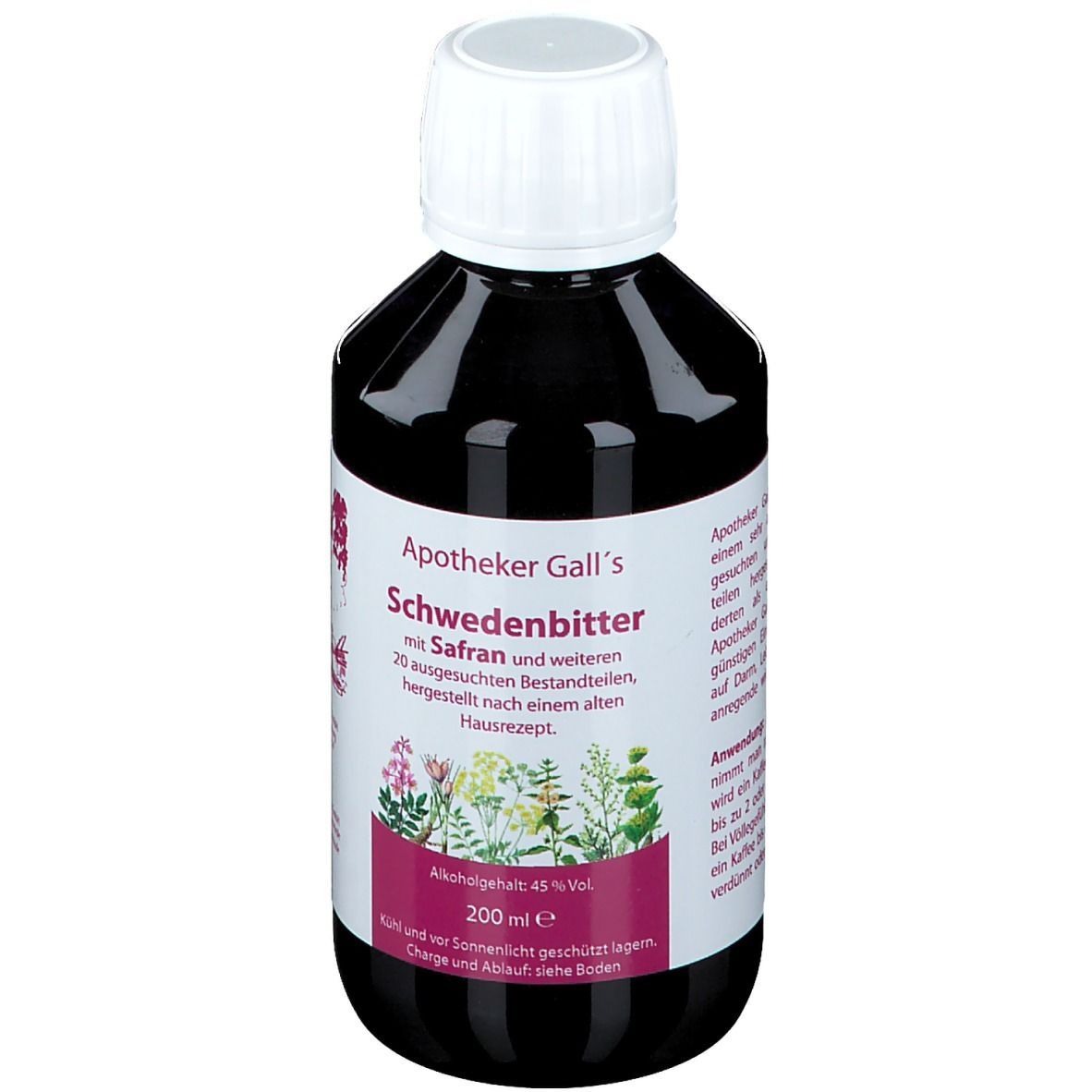 Apotheker Galls Schwedenbitter mit Safran