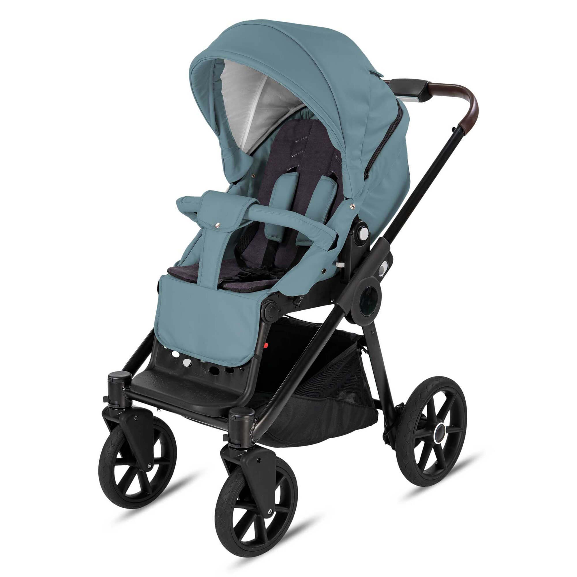 Minigo Groove 2 in 1 Kombikinderwagen GEL Reifen, Blue Grey