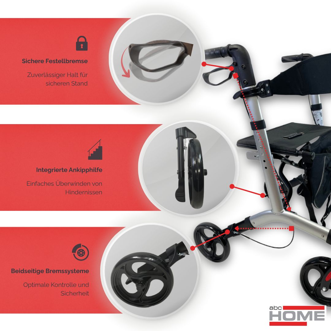 abc HOME | Leichtgewicht Rollator