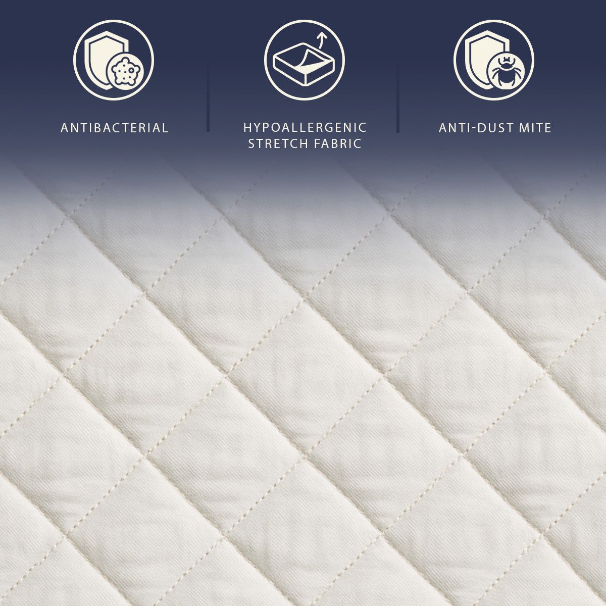 The White Stone Matratze 160x200 mit Taschenfedern und Waterfoam | Höhe 24 cm