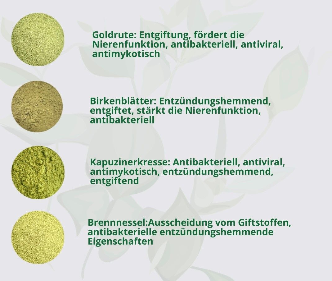 Hand aufs Pferd/Hund Nieren Kräuter Druckfrei