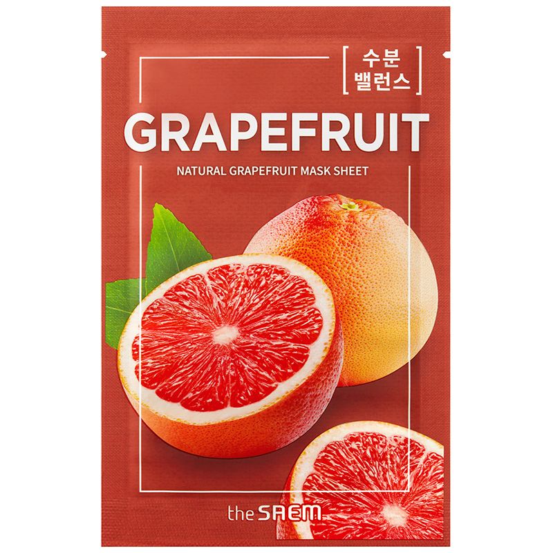 Natürliche Grapefruit-Gesichtsmaske