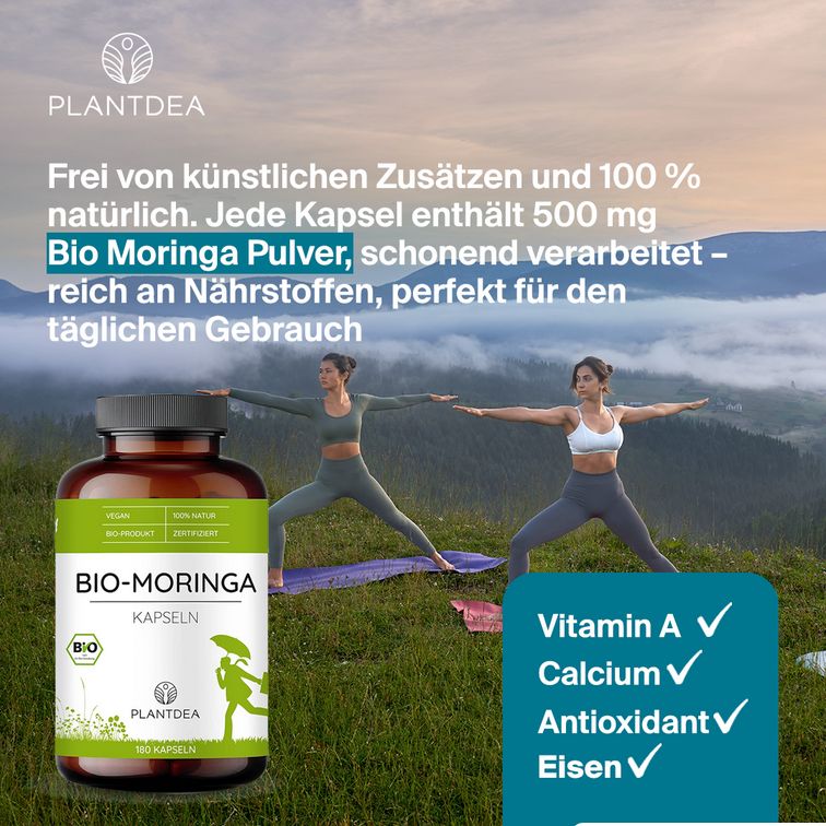 PlantDEA Bio Moringa Kapseln