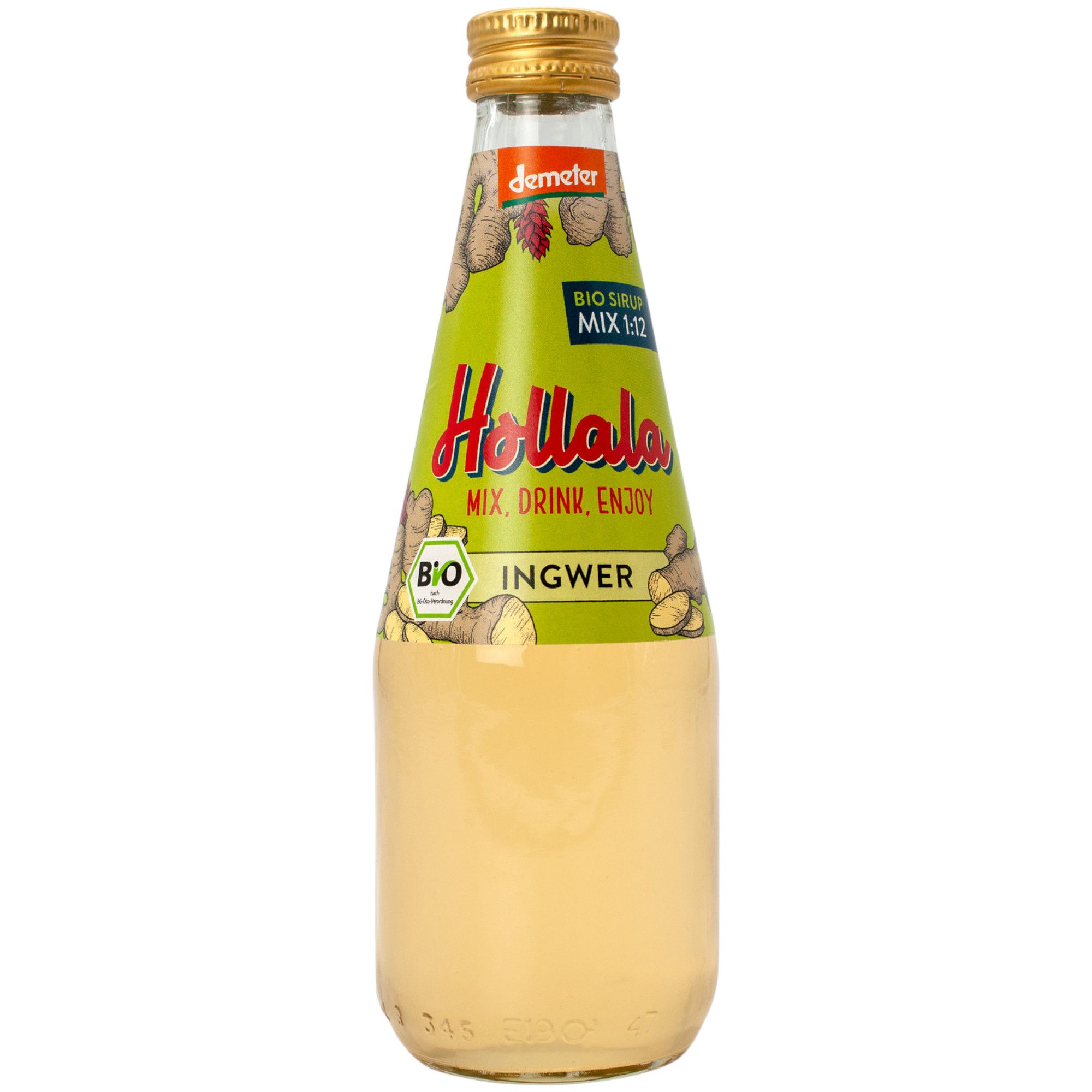 Hollala - Bio (Demeter) Sirup Ingwer 330 ml
