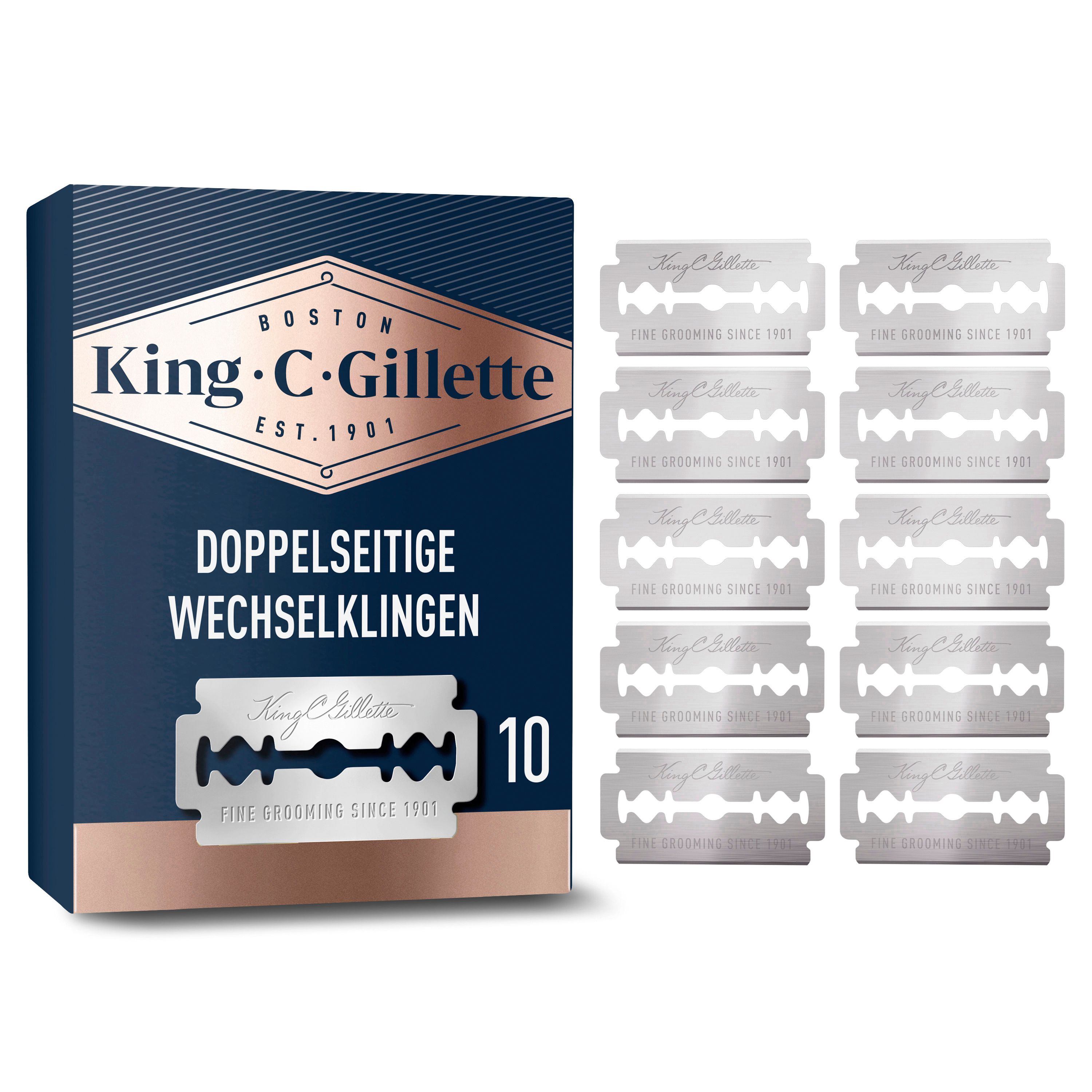 King C. Gillette "Rasierklingen"