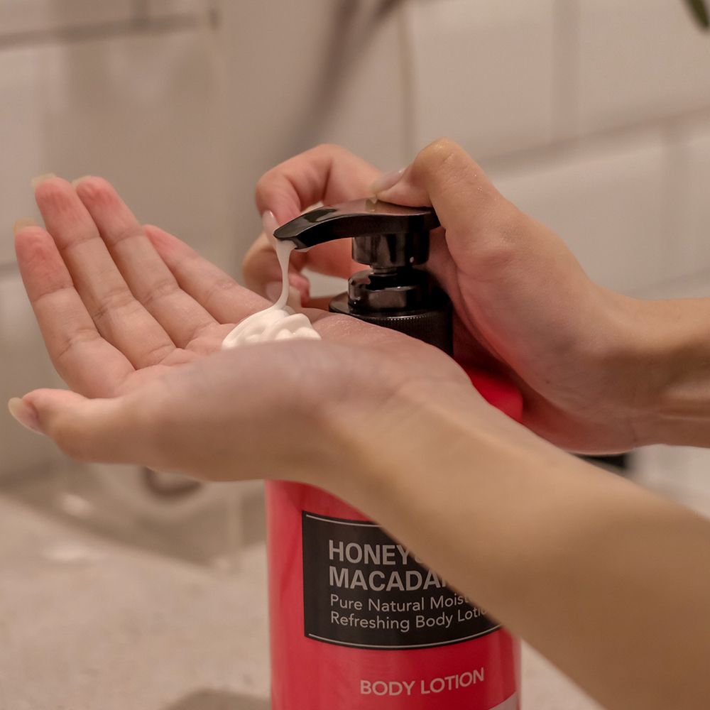 KUNDAL Honey & Macadamia Körperlotion Amber Vanilla – Feuchtigkeitspflege