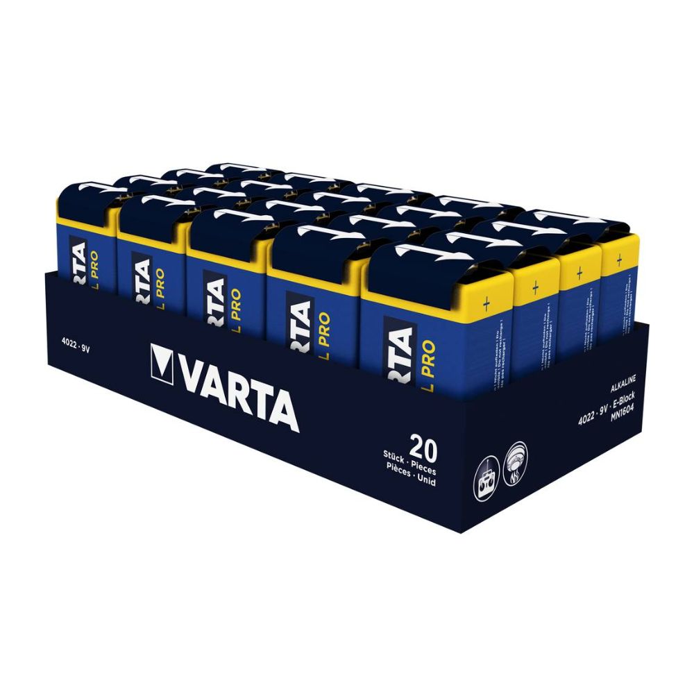 Varta Industrial Pro 4022 9V E-Block 6Lr61 Blockbatterie