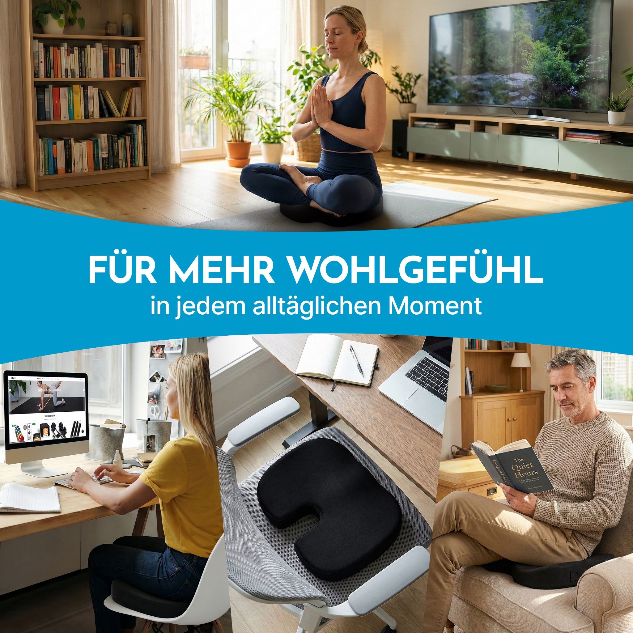 NEOLYMP Orthopädisches Sitzkissen