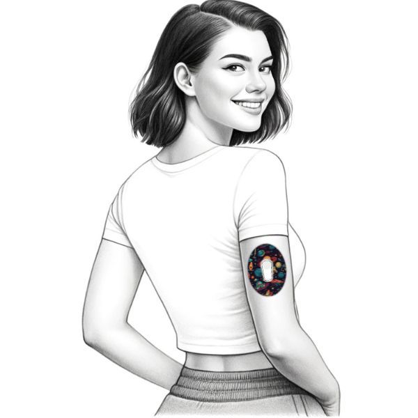 Diasticker® Dexcom G6 Fixiertapes "Stars of the Universe"