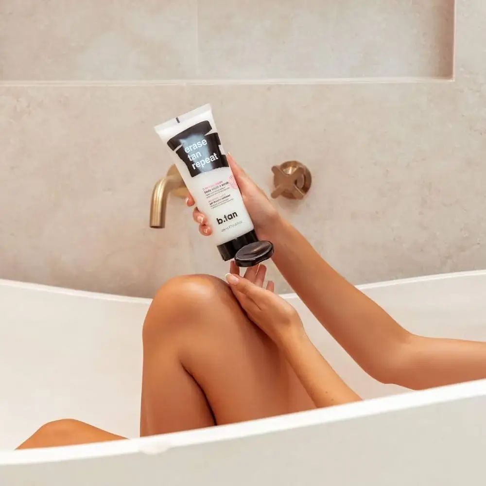 B.tan Erase Tan Repeat – Selbstbräuner-Entferner & Körperpeeling