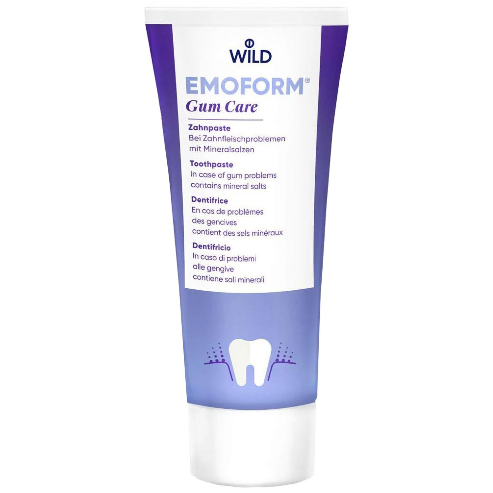 Wild Emoform Gum Care Zahnpasta 3,3x5,4x13,7 cm
