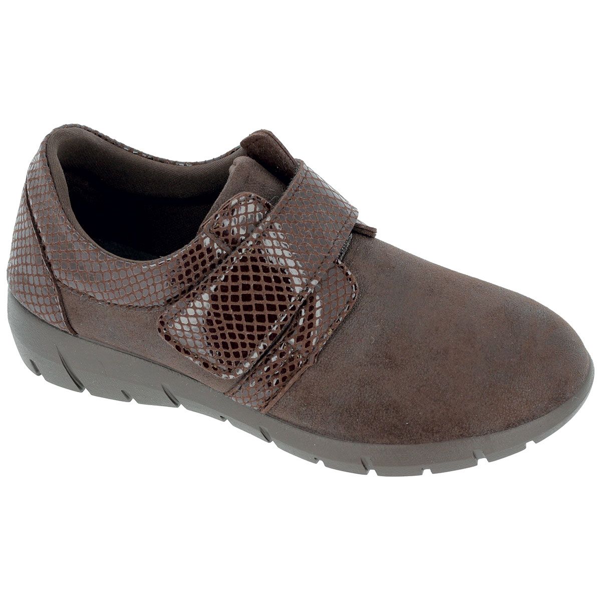 Hergos H1008 - Scarpa in tessuto elasticizzato antibatterico con velcro