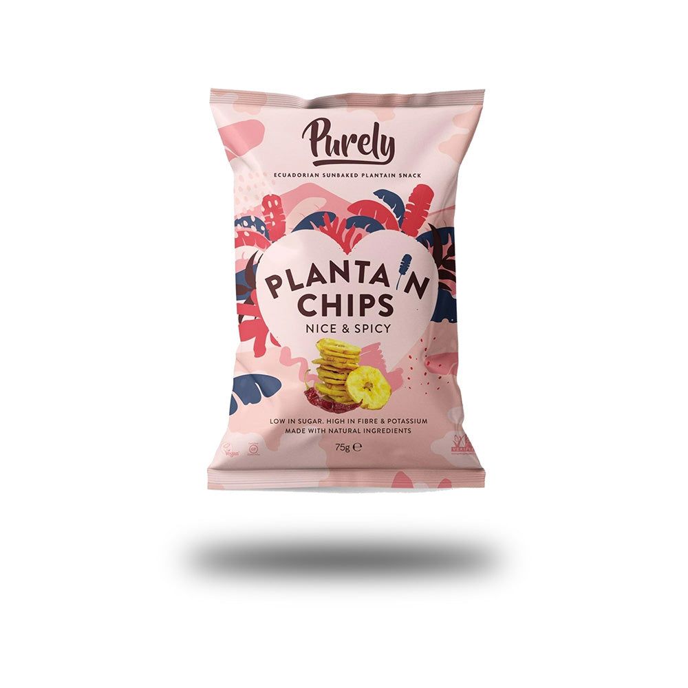 We Love Purely - Kochbananen Chips - Nice & Spicy