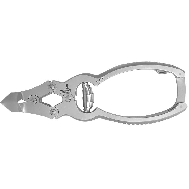 REMOS Profi Kopfschneider mit Griffen und Verriegelungsmechanismus.