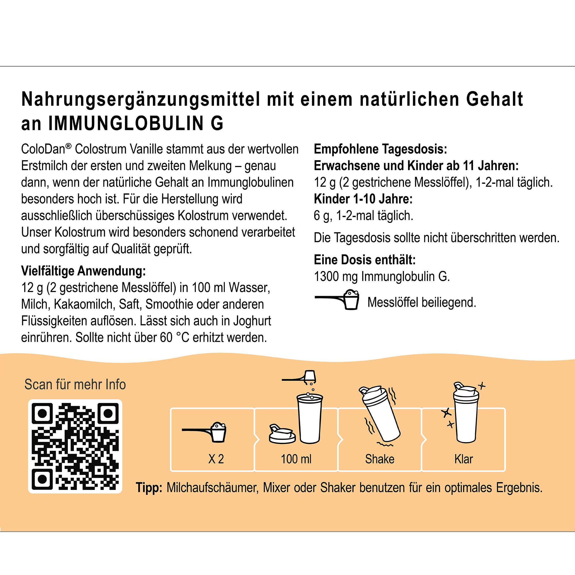 Colostrum ColoDan® Vanille