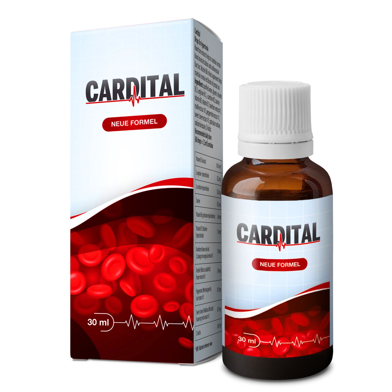 Cardital Tropfen mit Weißdorn & B-Vitaminen