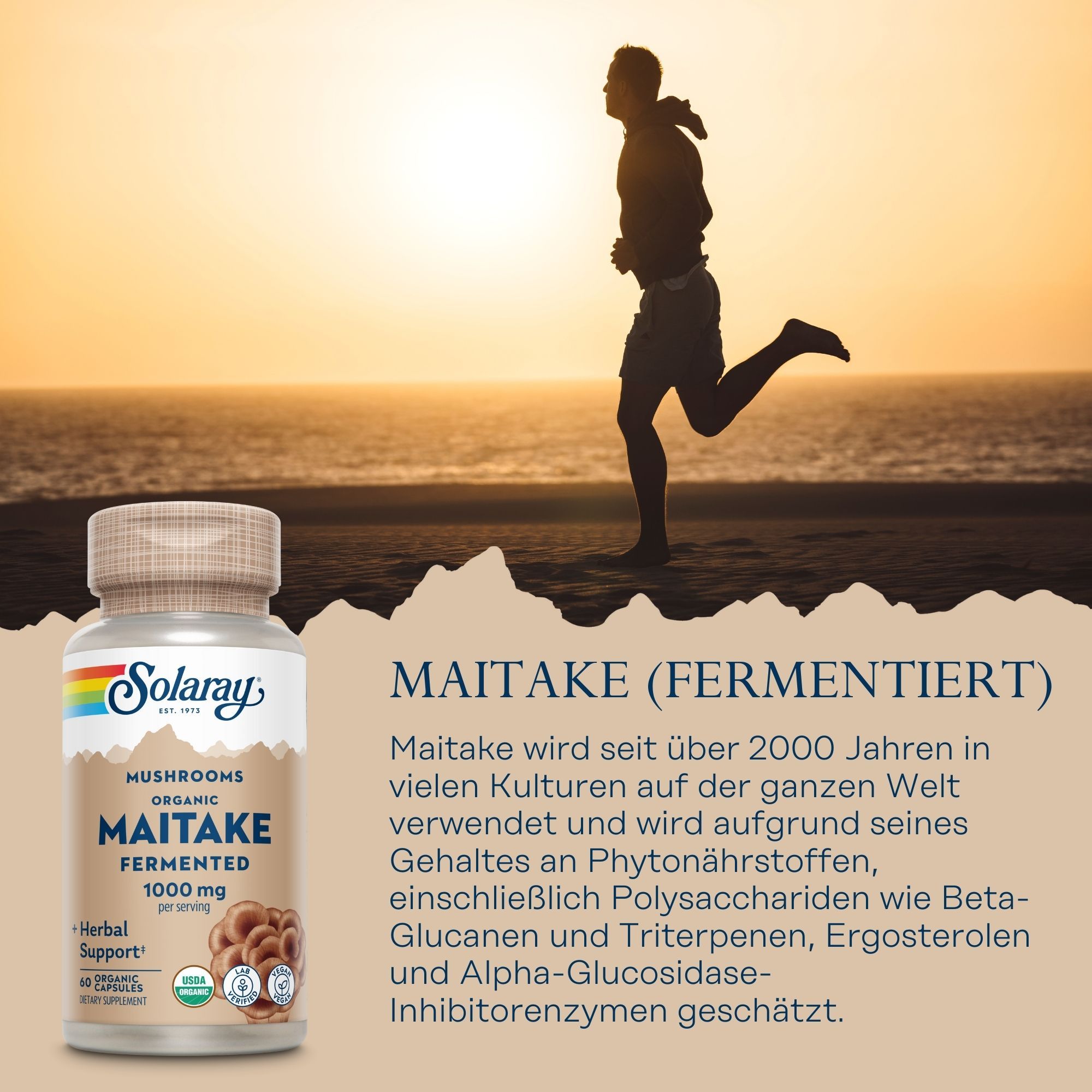 Solaray Maitake fermentiert