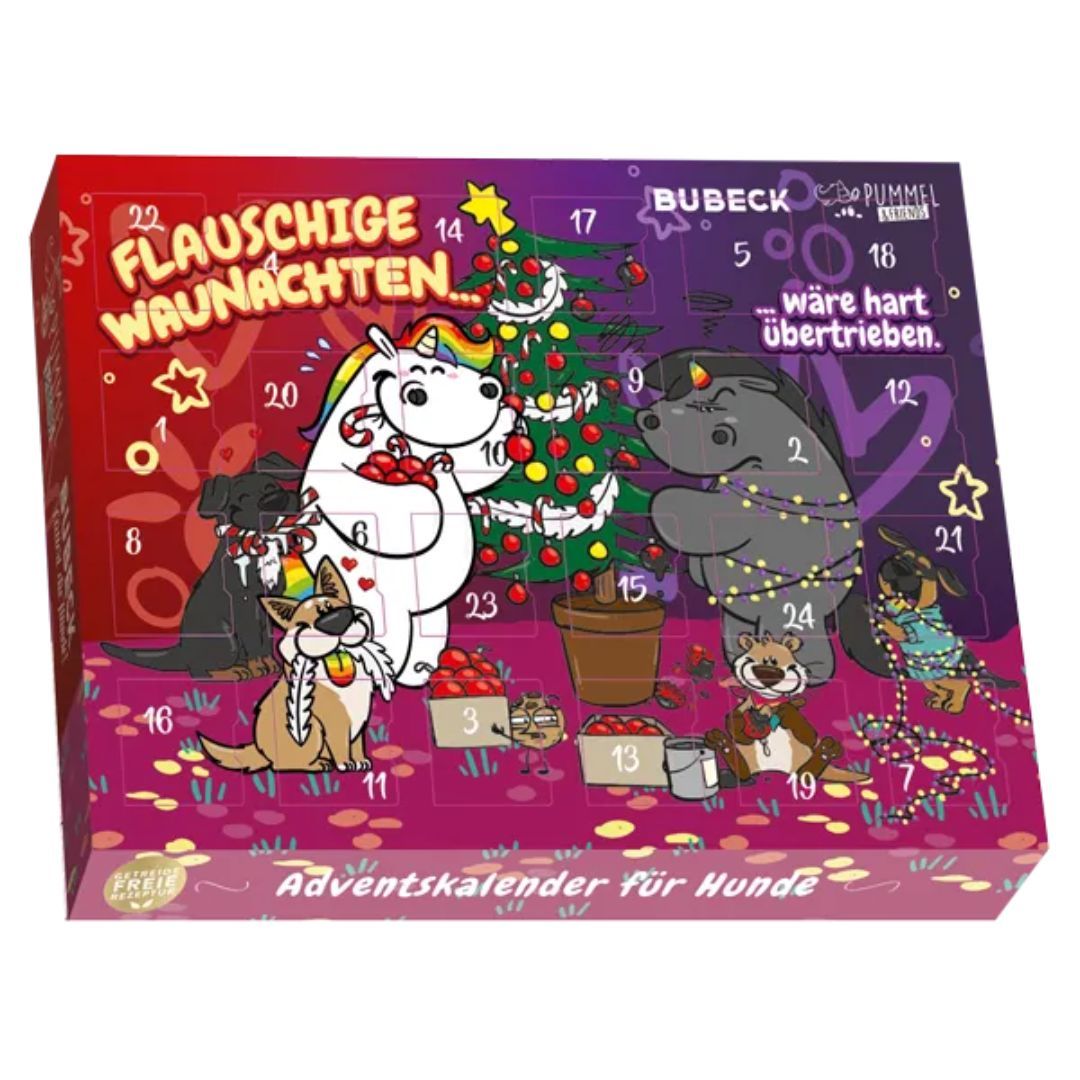 Adventskalender für Hunde Pummeleinhorn - BUBECK