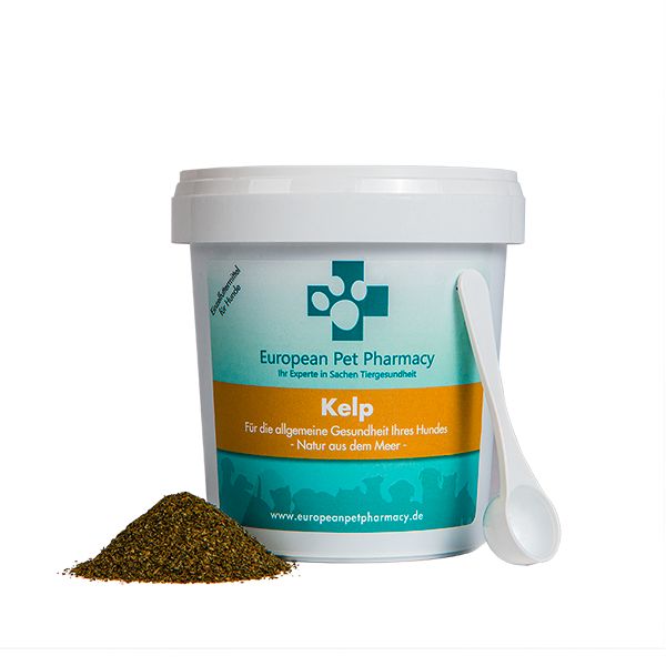 Europeanpetpharmacy’s Kelp  für ein starkes Immunsystem und eine schöne Pigmentierung des Fells