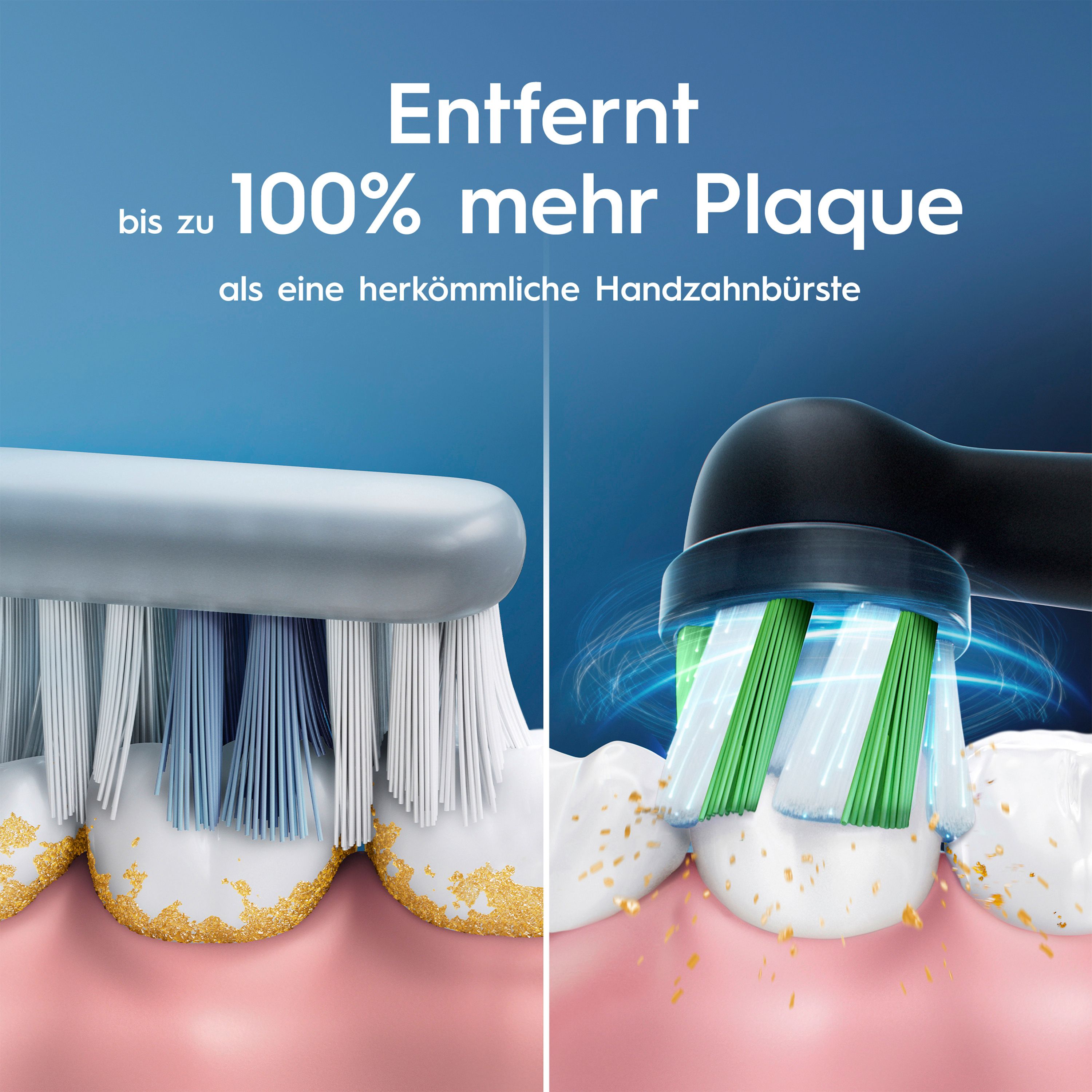 Elektrische Zahnbürste Oral-B Vitality Pro, schwarz, mit Verpackung. 3 Putzmodi.
