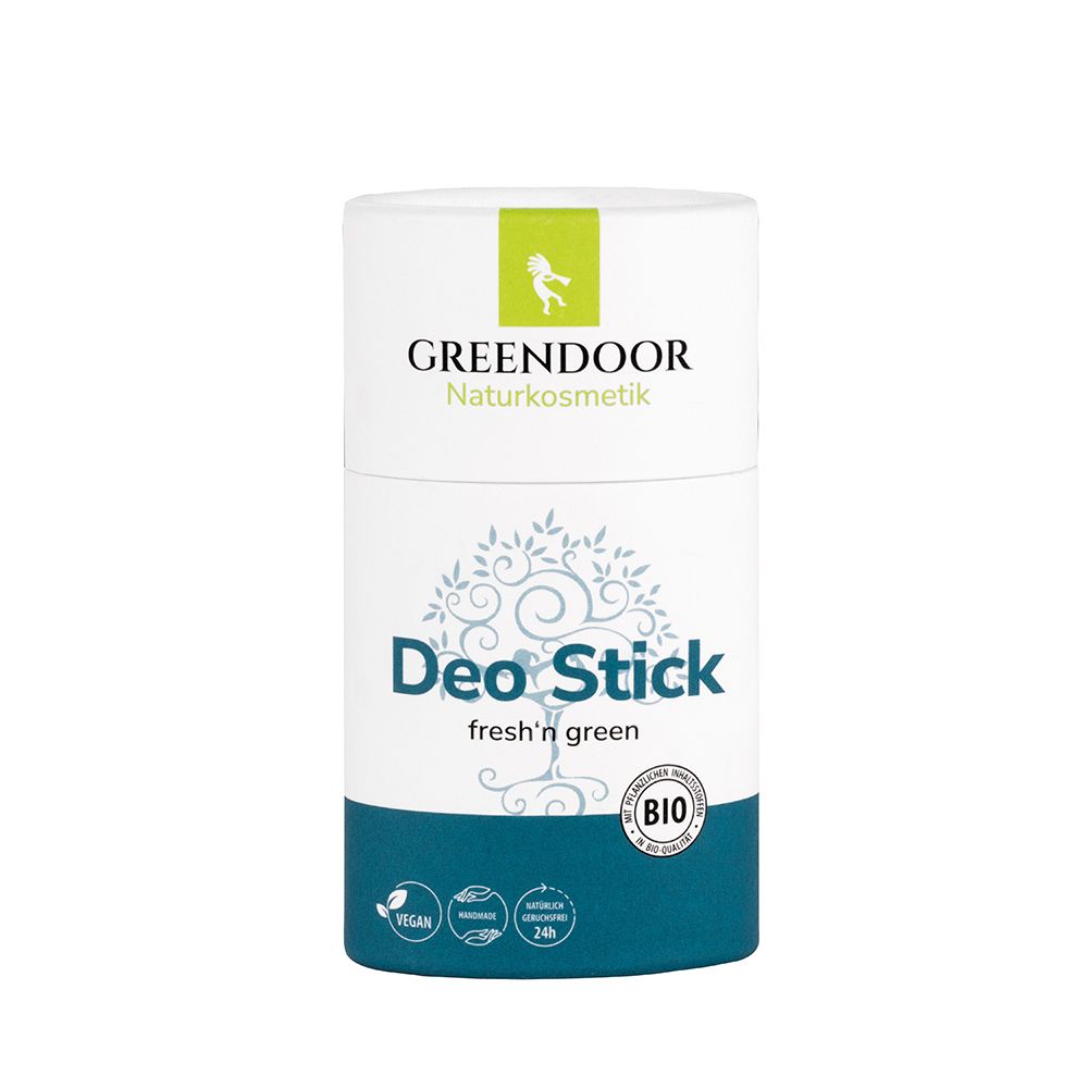 Deo Stick fresh'n green, Push up Stick aus 100% Pappe, vegan