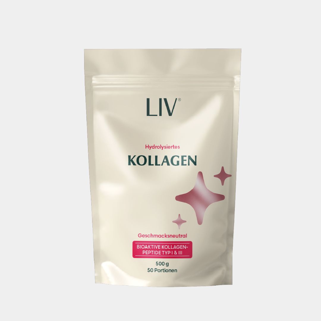 Verpackung von LIV Kollagen Hydrolysiertes Kollagen, geschmacksneutral, Typ I & III.