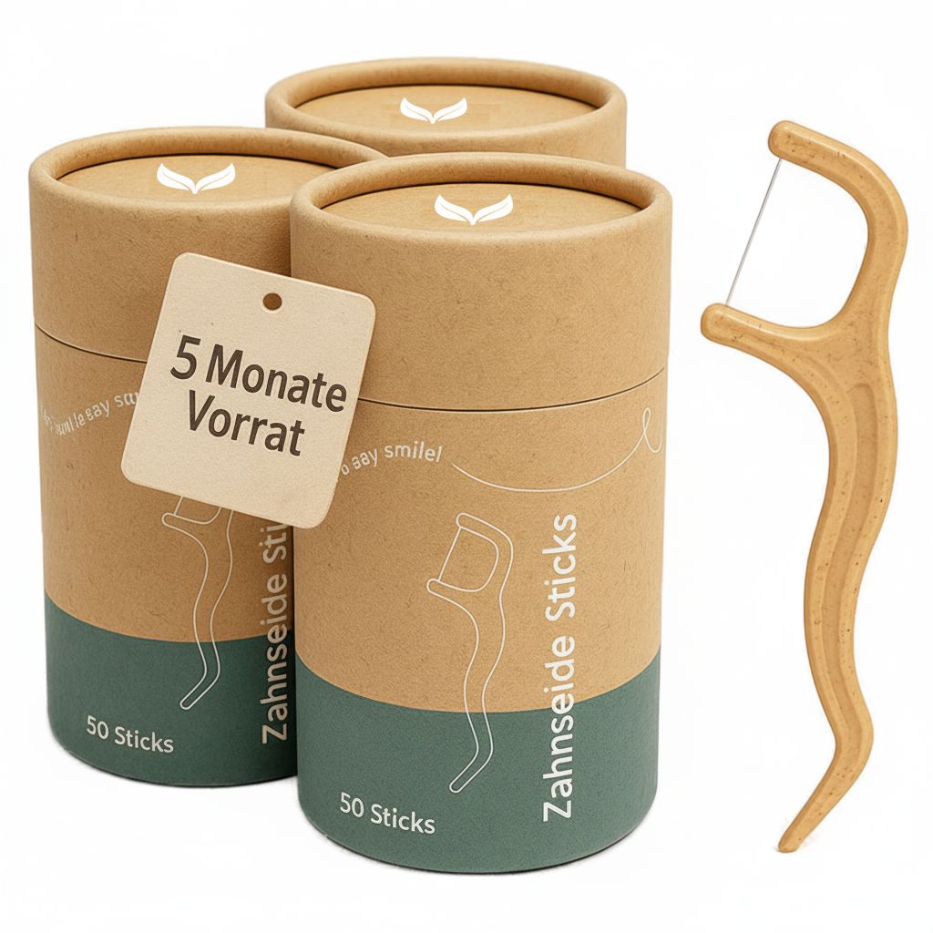 Vigorous® 150 stk. Zahnseide Sticks nachhaltig - Alternative zu St