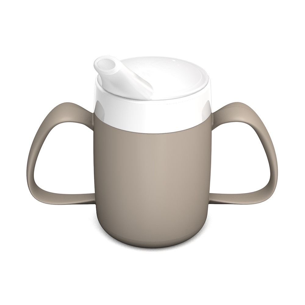 Ornamin 2-Henkel-Becher mit Trink-Trick Schnabelaufsatz großer Öffnung 1 St