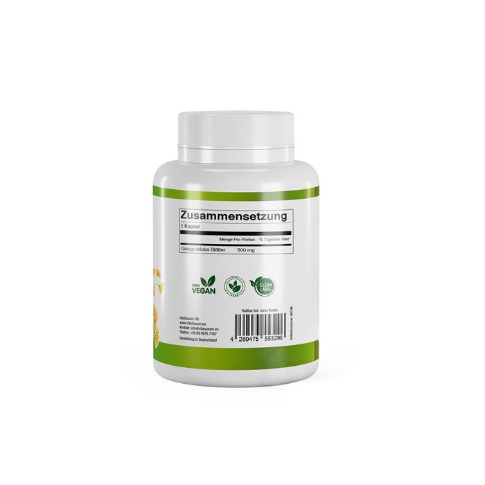 VitaSanum® - Gingko (Ginkgo biloba) 60 St Kapseln