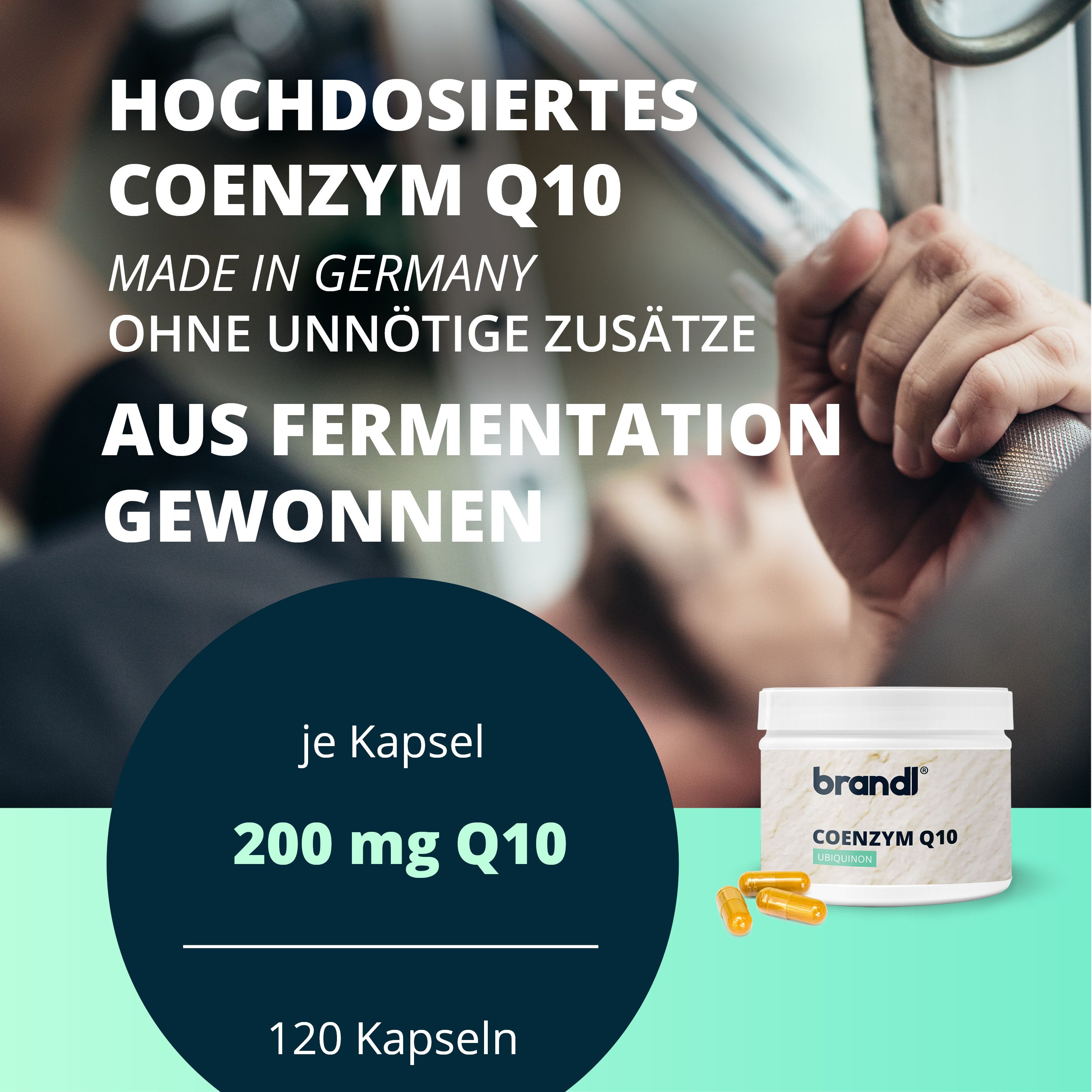 brandl® Coenzym Q10 (Ubiquinon) 120 St Kapseln